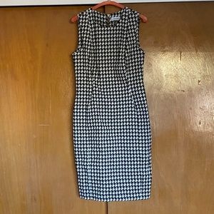 Clavin Klein Houndstooth Scuba Dress (mini)